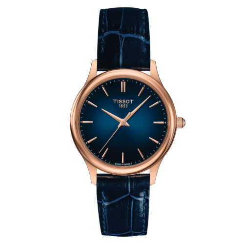 Tissot Excellence Lady Rose Gold / Blue